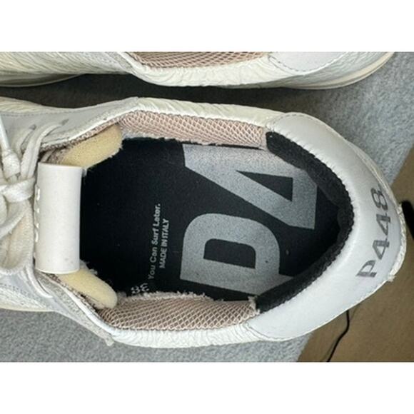 Amazon.com | P448 John WHI/Perf EU 37 (US Women P448 Sneakers John Pearl White Shoes Womens 38 7.5